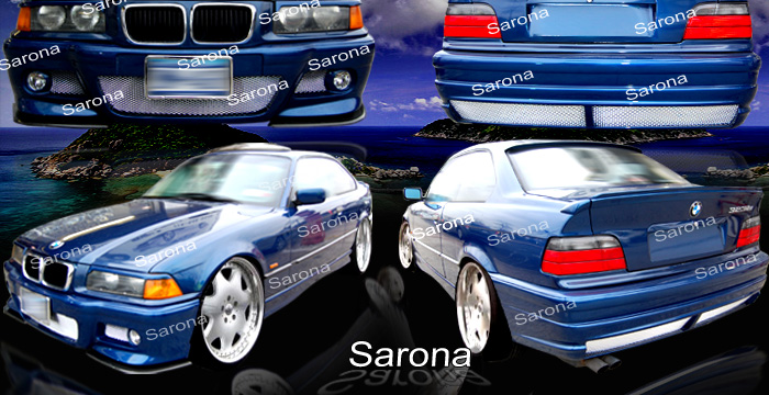 Custom BMW 3 Series Body Kit  Coupe (1992 - 1998) - $1290.00 (Manufacturer Sarona, Part #BM-035-KT)